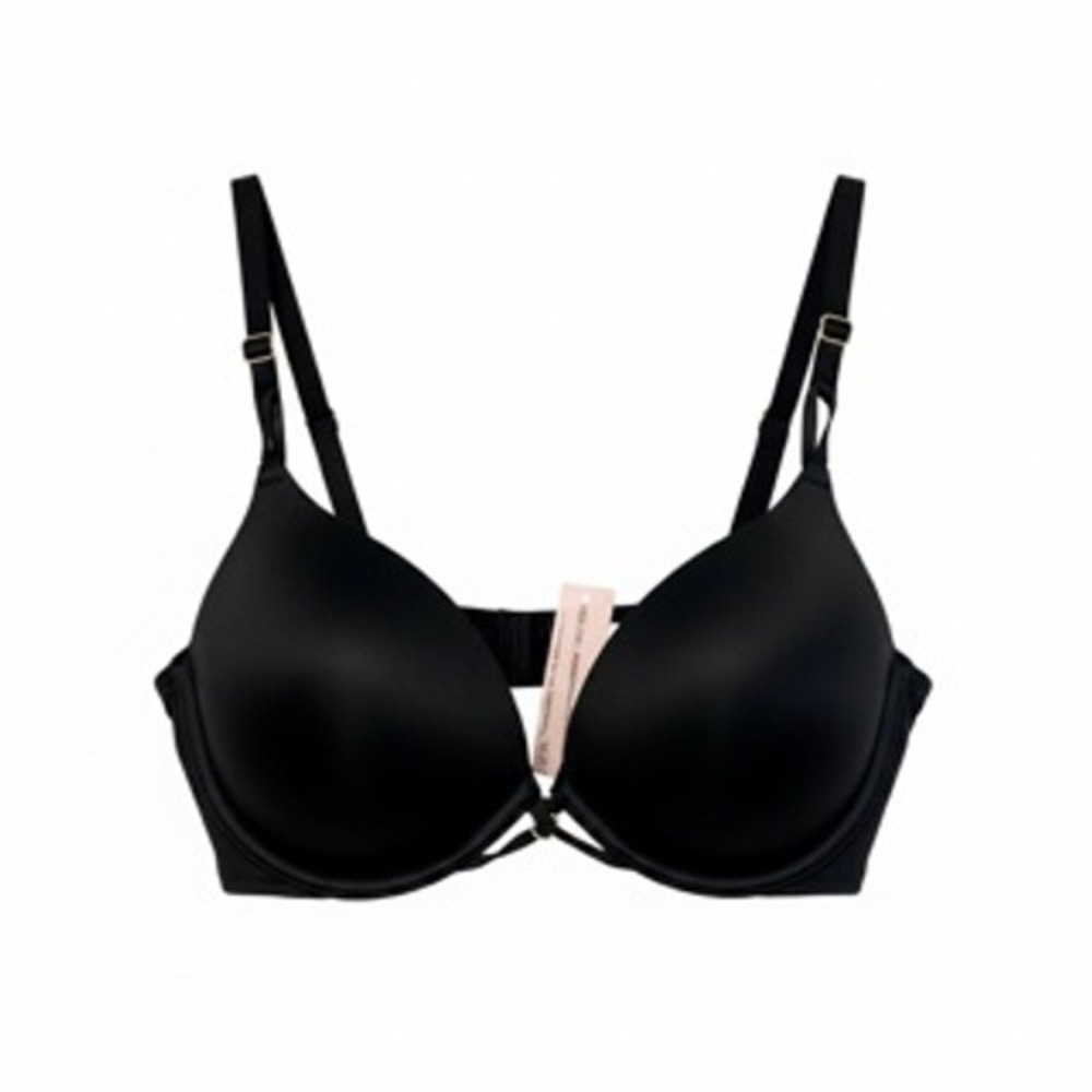 Victoria's Secret Bombshell Plunge Push-Up Bra Black 34A